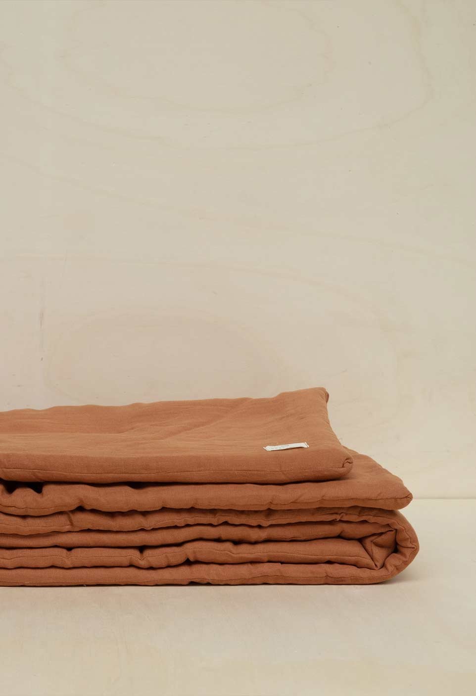 Washed linen mattress Caramel | Prélude | Gabrielle Paris