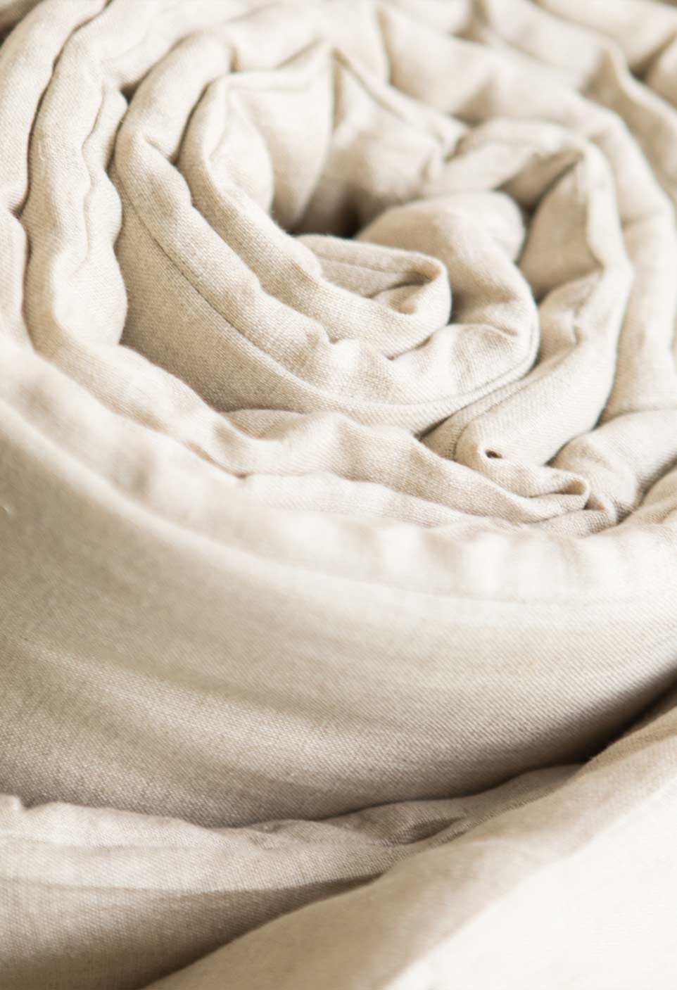 washed linen mattress naturel