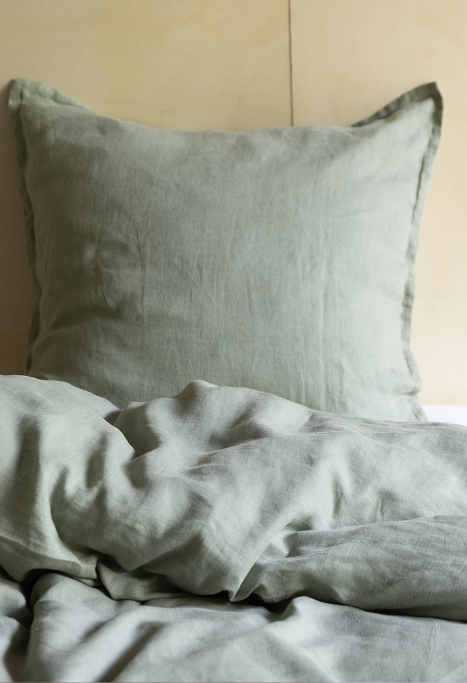 Washed linen duvet cover Caramel | Prélude | Gabrielle Paris