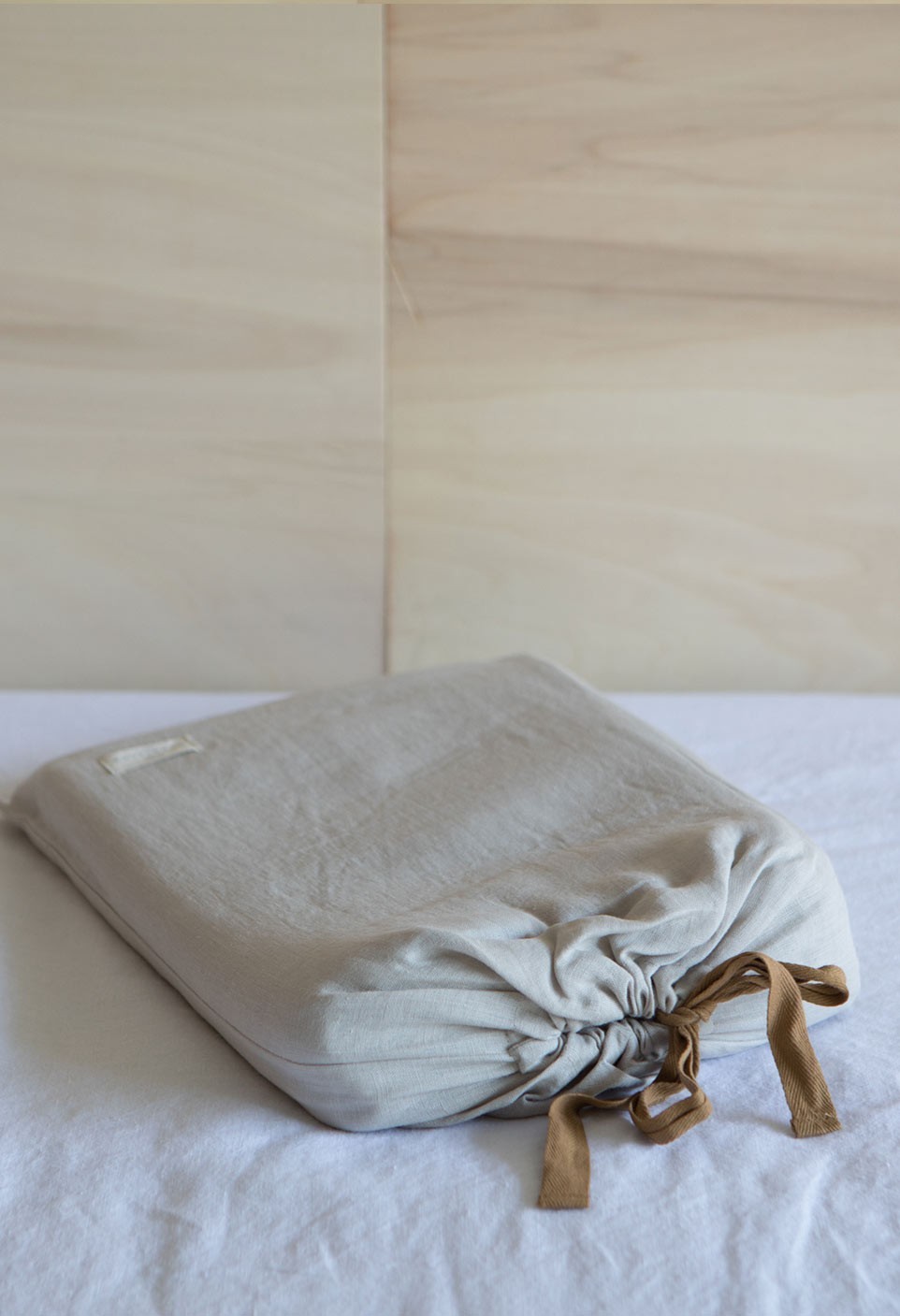 WASHED LINEN DUVET COVER  DUNE