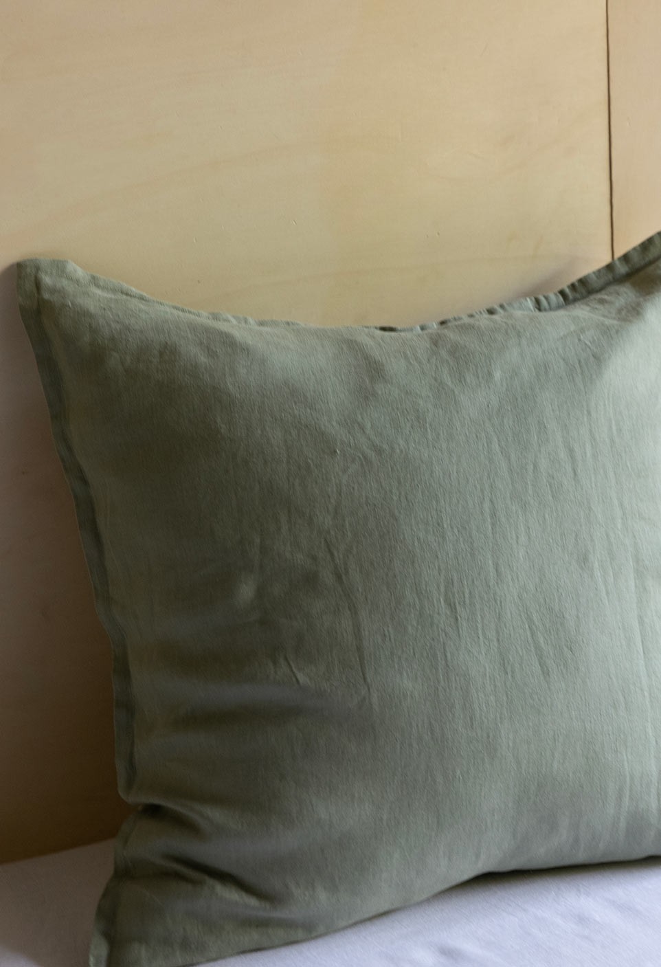 WASHED LINEN EUROSHAM / PILLOWCASE BRUME