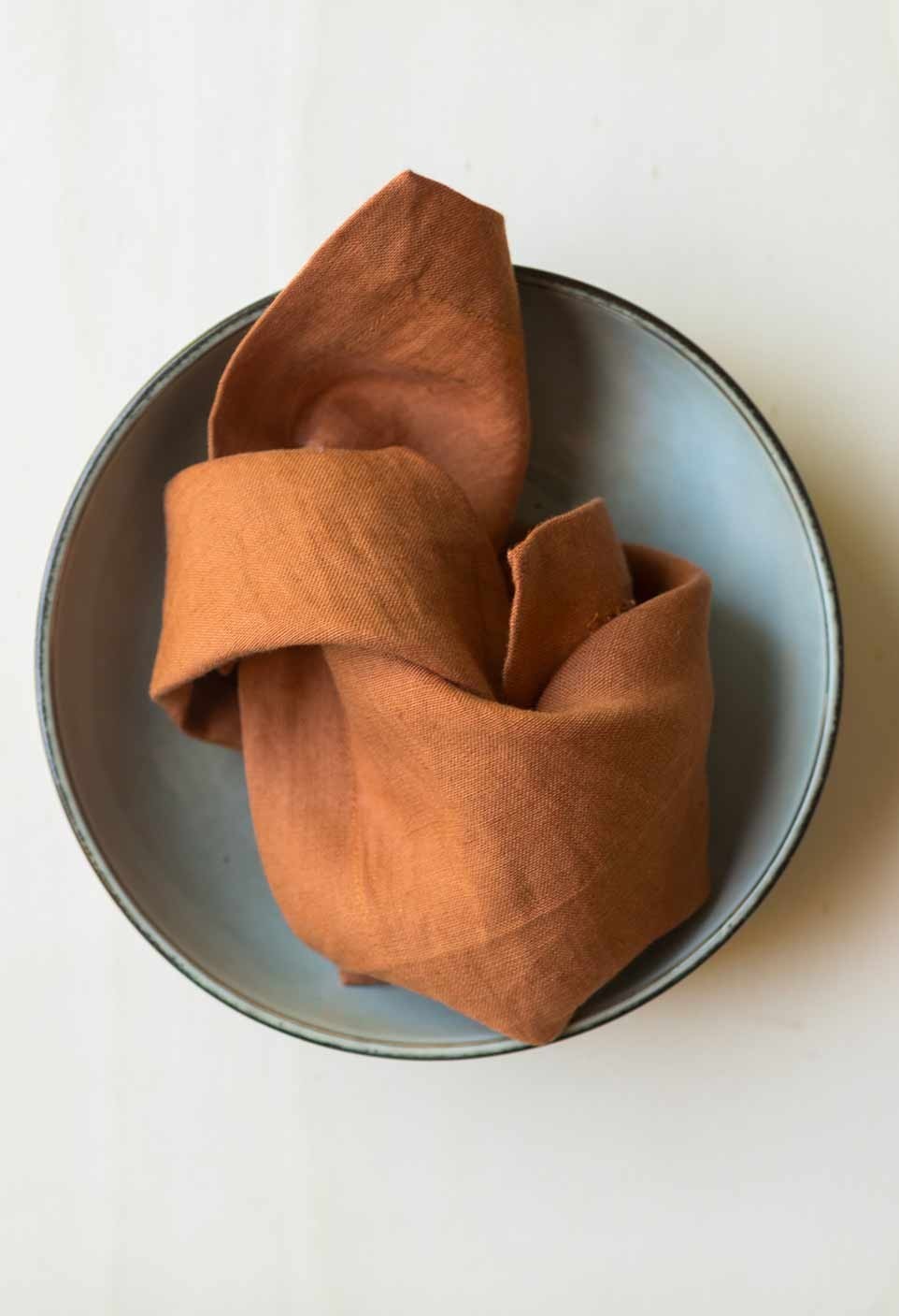 WASHED LINEN NAPKIN  CARAMEL