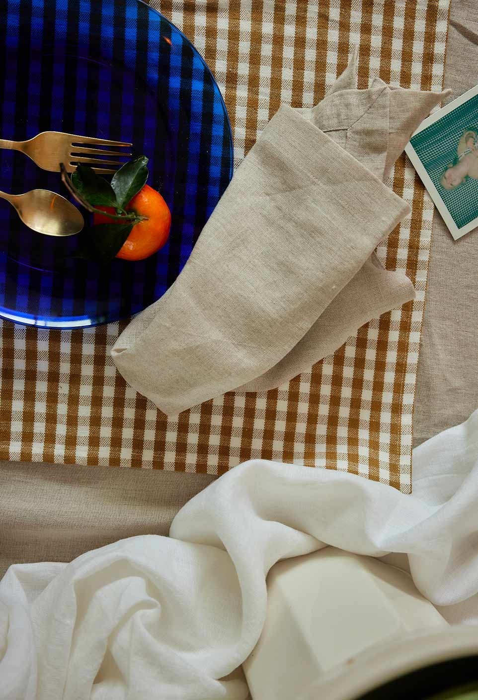 washed linen napkin natural | Gabrielle Paris