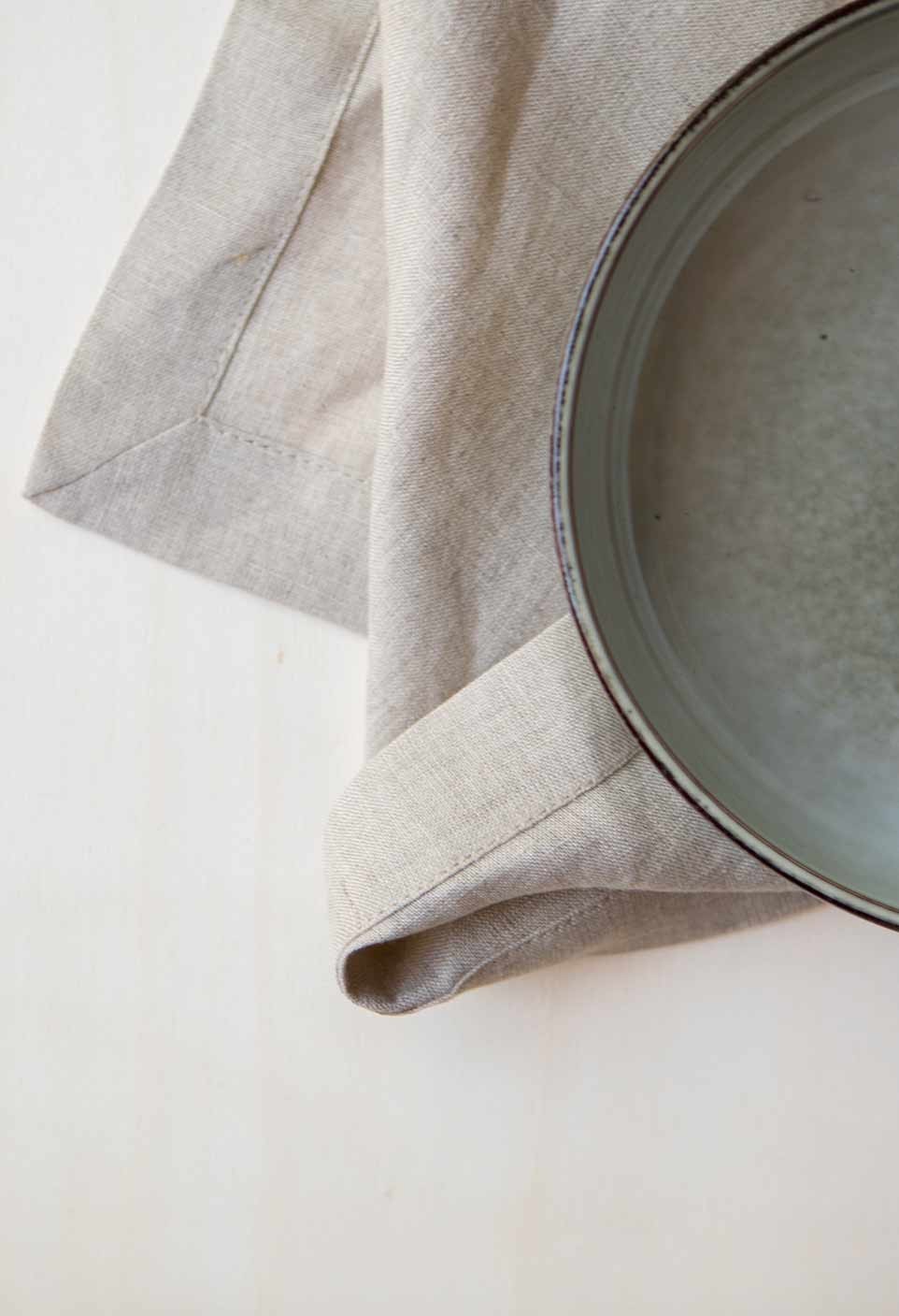 washed linen napkin natural | Gabrielle Paris