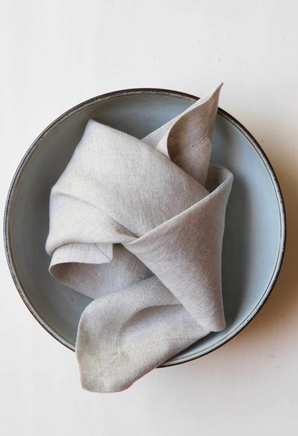 washed linen napkin natural | Gabrielle Paris