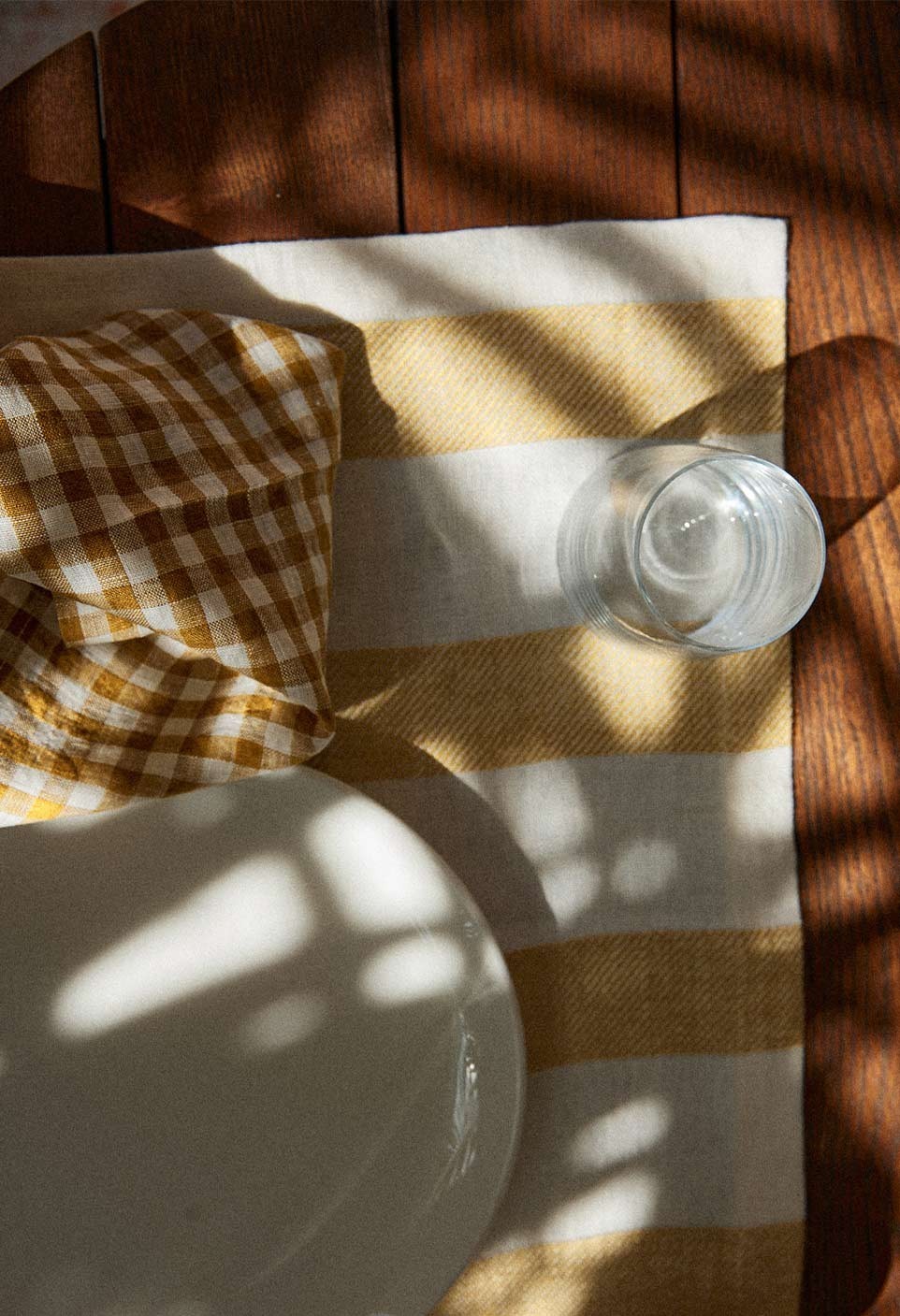 BASTIDE TABLEMAT  CURRY STRIPES