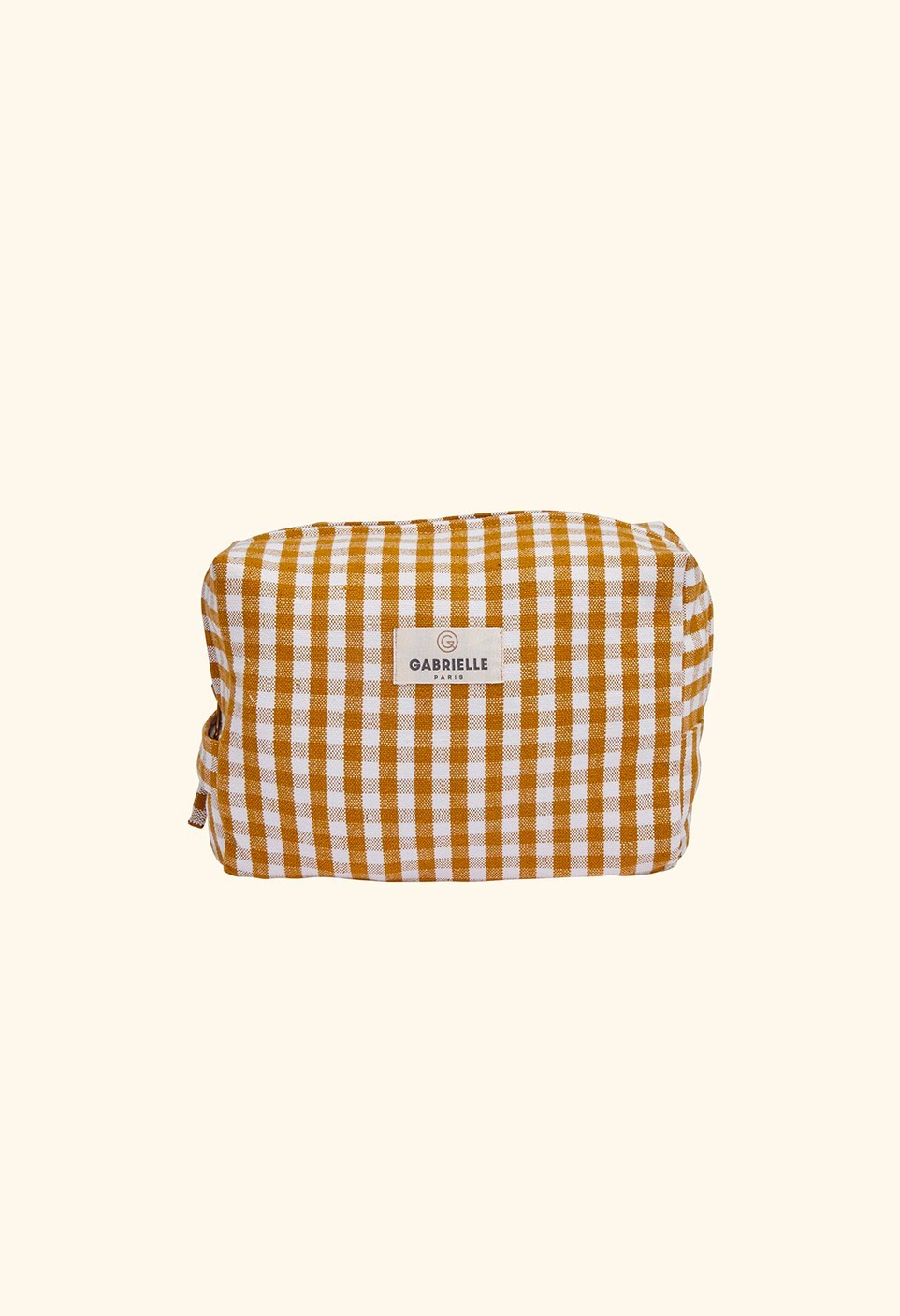 Vichy curry toiletry bag: the perfect accessory