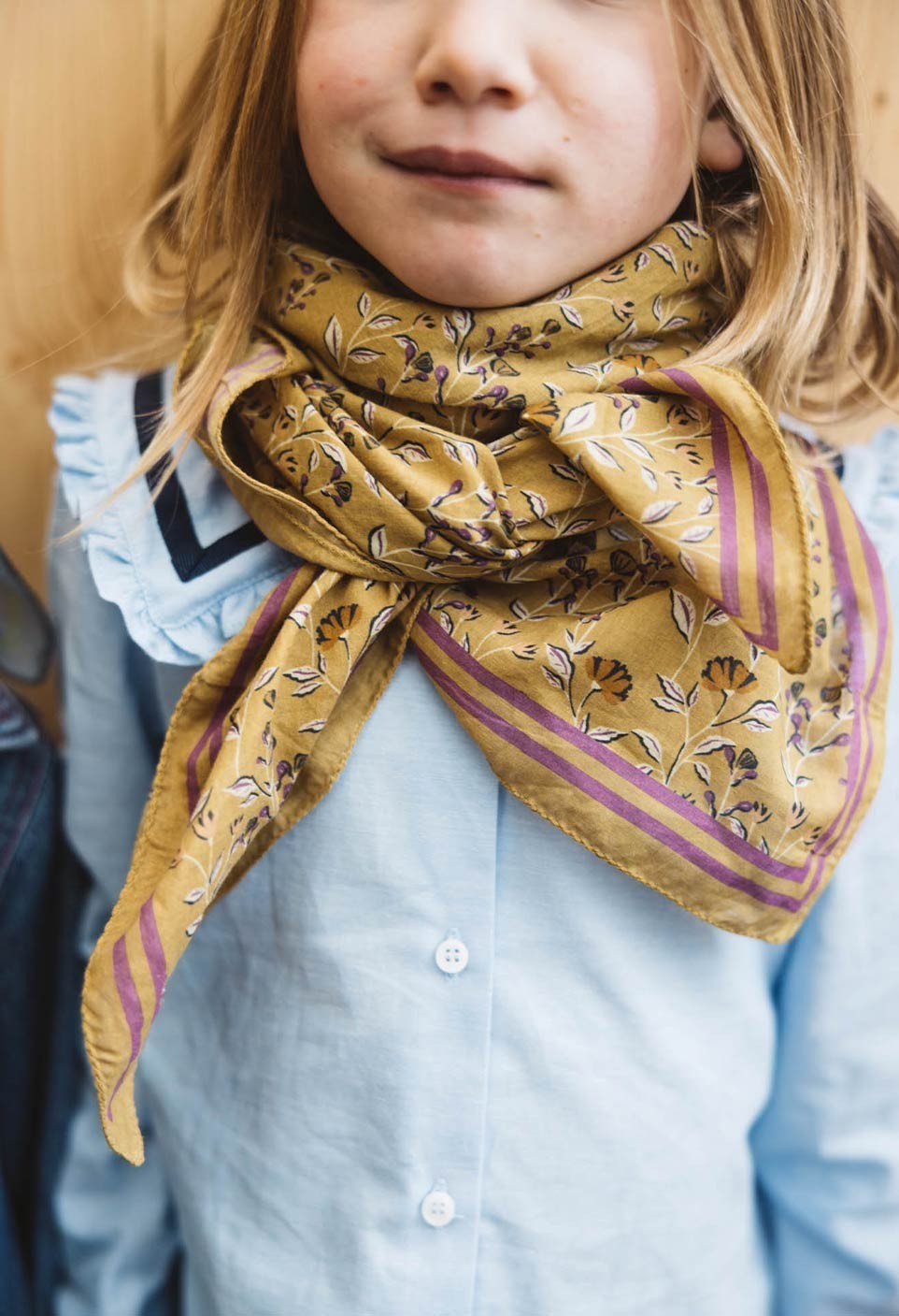 FOULARD BOHÈME  OCRE