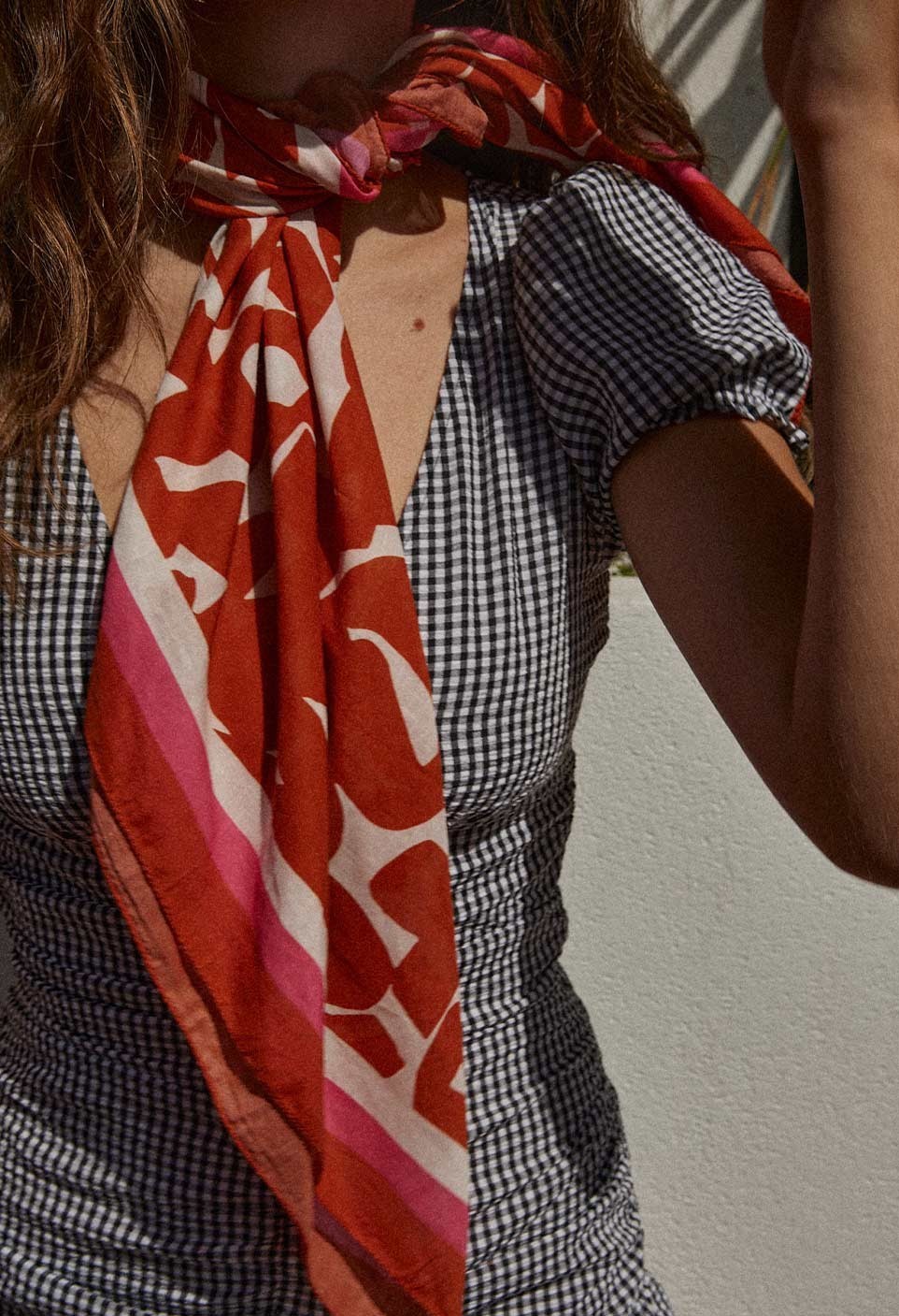 FOULARD  ESTEREL TERRACOTTA