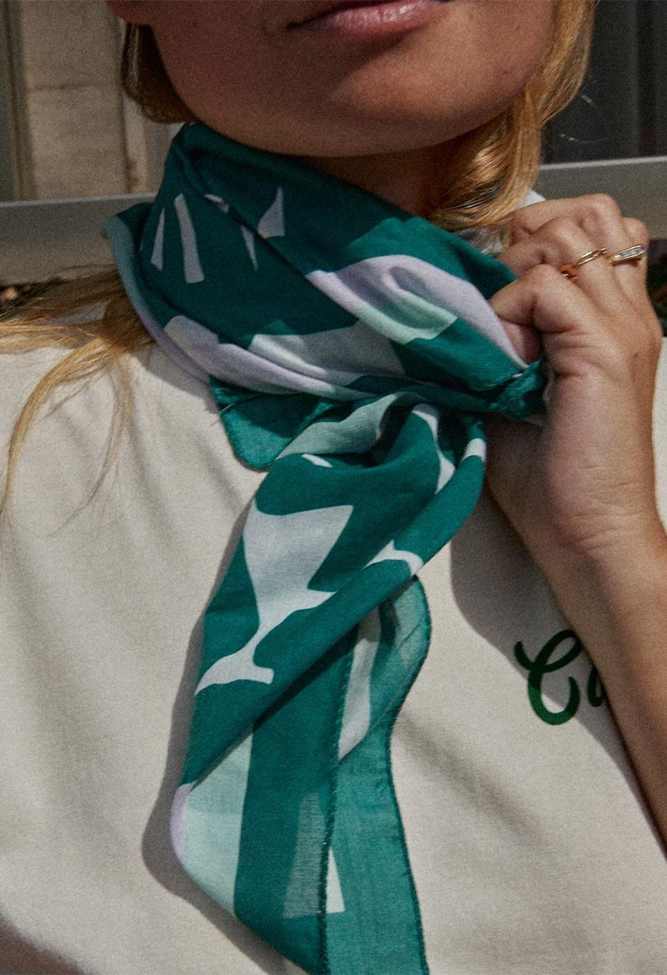 FOULARD ESTEREL VERT