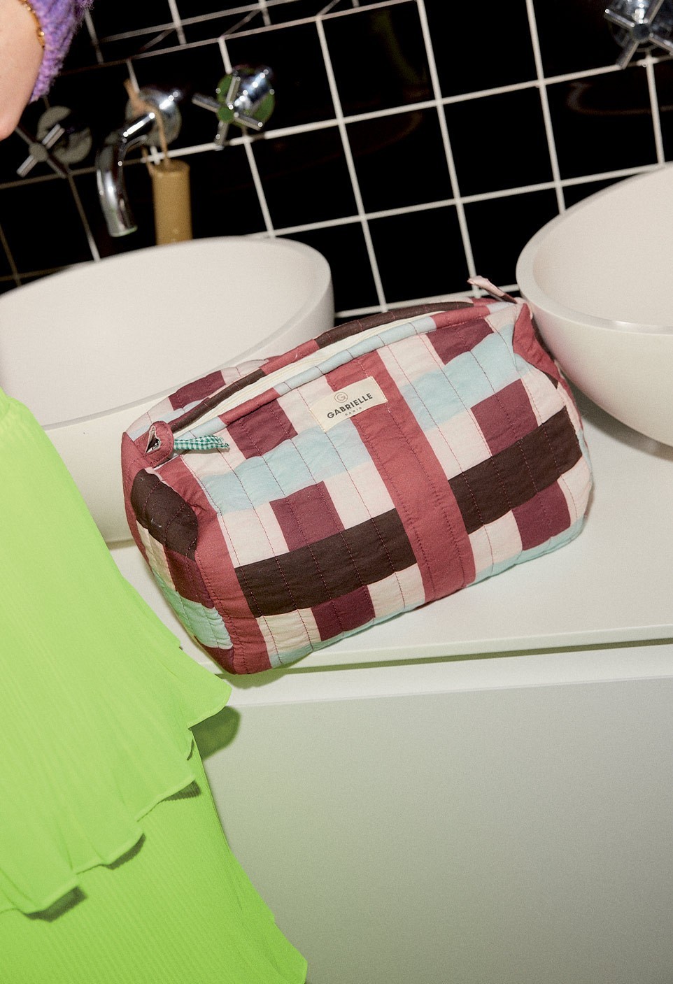 QUILTED XL TOILET BAG  CARREAUX GEORGES