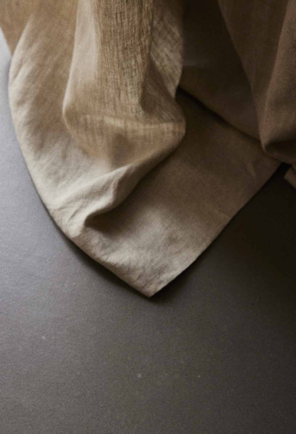 WASHED LINEN CURTAIN  NATUREL