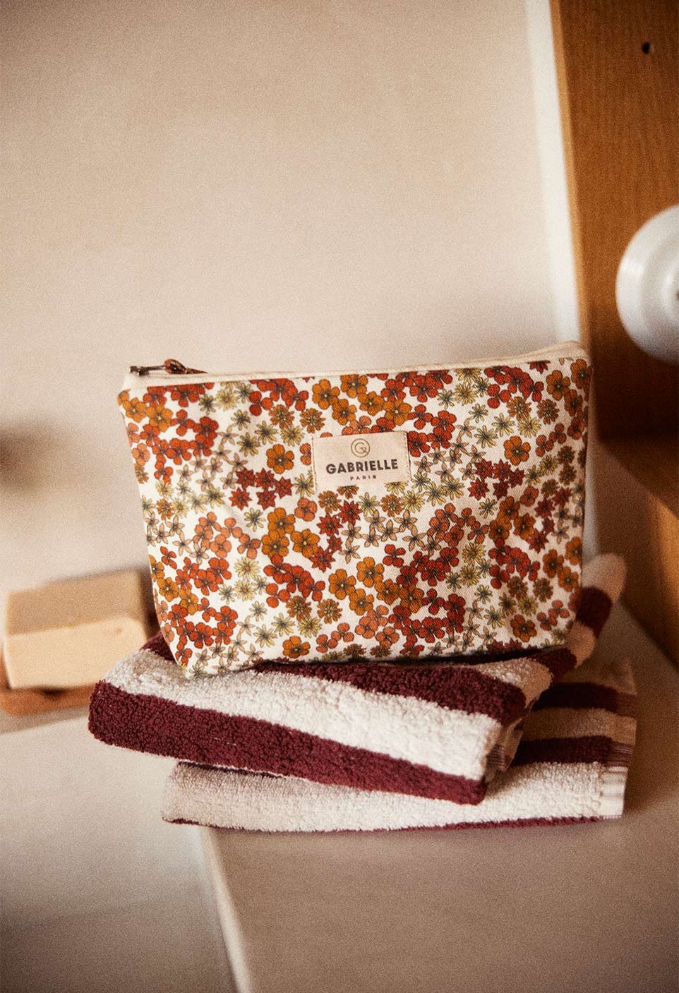 Makeup pouch Flower Bois de Rose