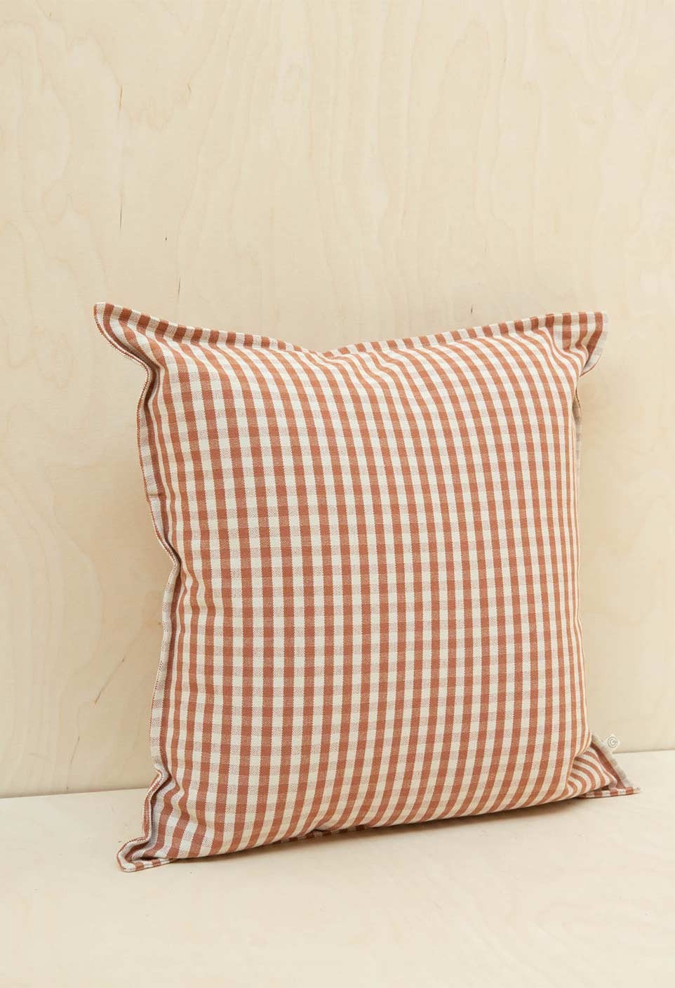 Havana cushion in cotton vichy brique - decoration - living room