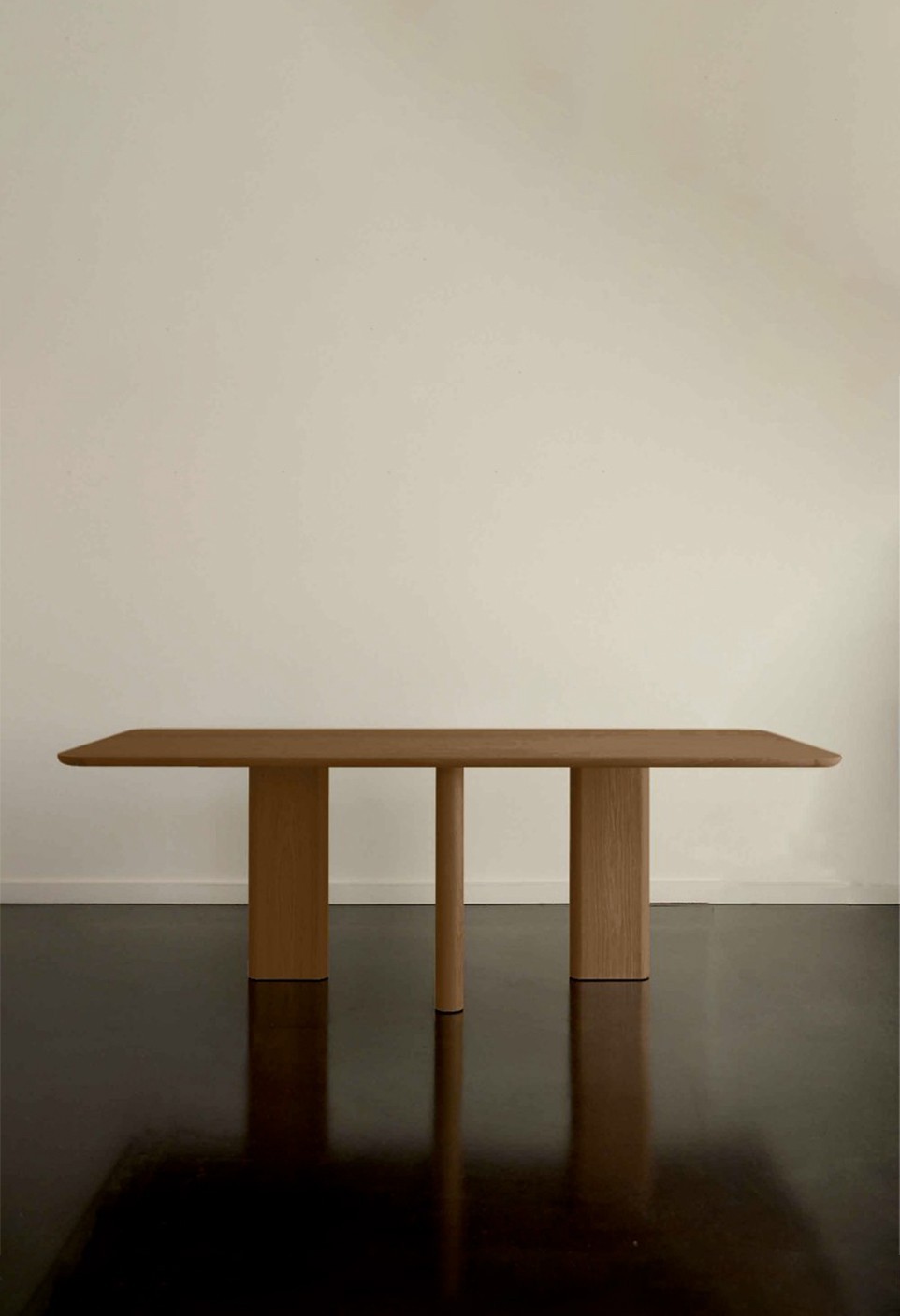 JOE RECTANGULAR DINING TABLE  FRÊNE FINITION NOYER