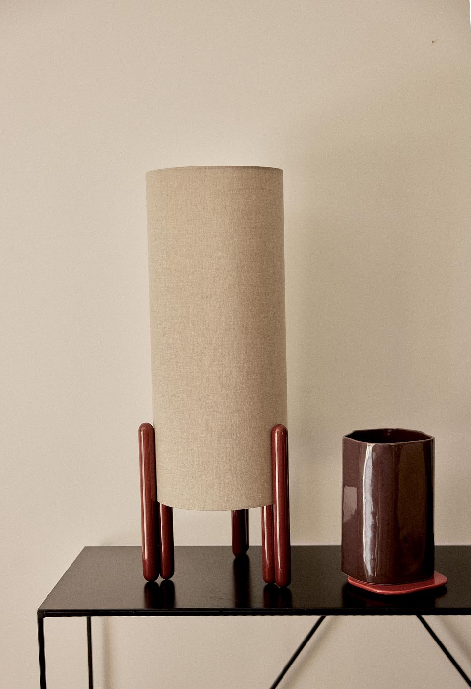 COLETTE LAMP  LACQUERED WOOD SIZE L