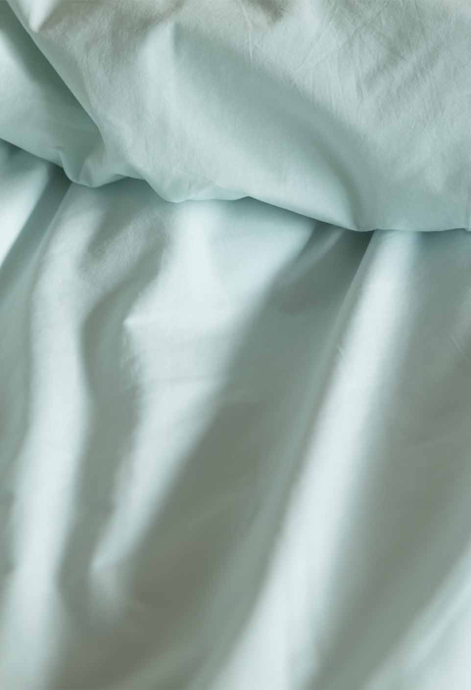 WASHED COTTON EUROSHAM / PILLOWCASE  MINT