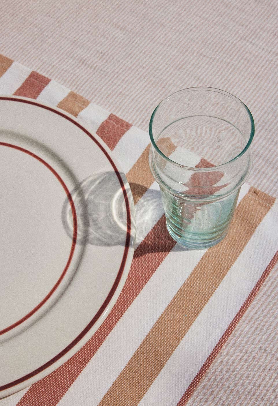 The brick stripes placemat