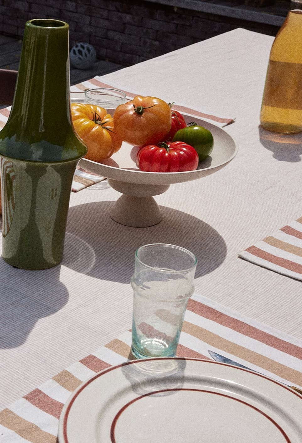 The brick stripes placemat