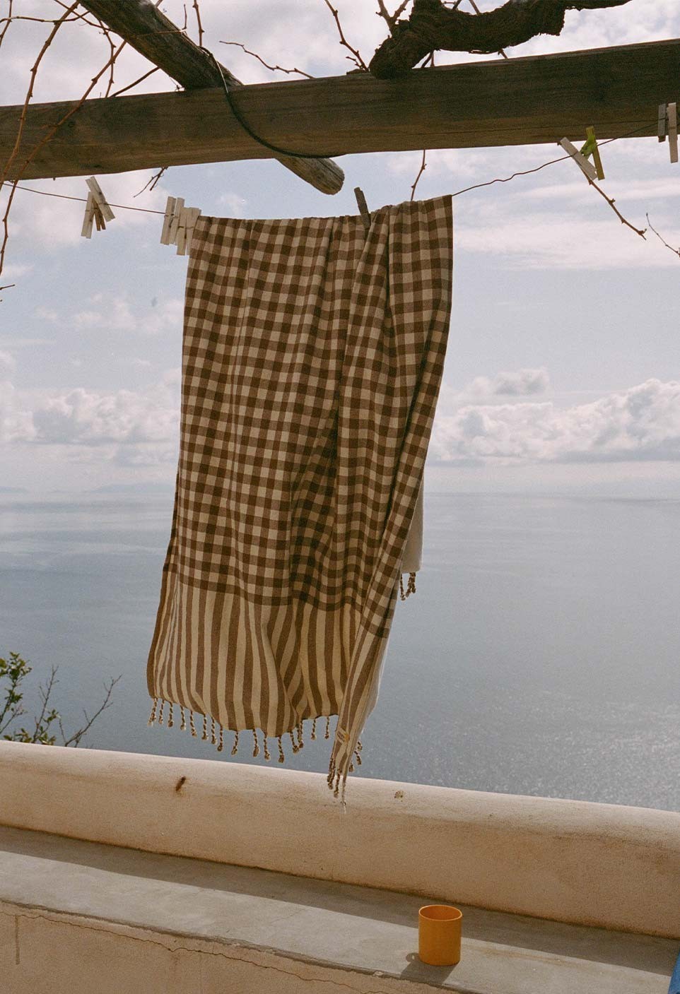 FOUTA MARRON TERRA  NÉNÉS x GABRIELLE