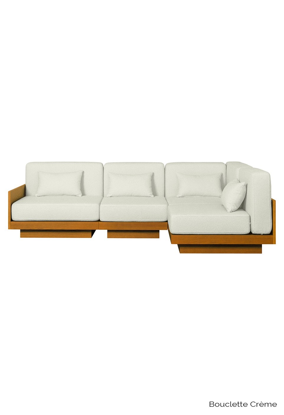 GEORGES THE CORNER SOFA 4 PLACES  IROKO