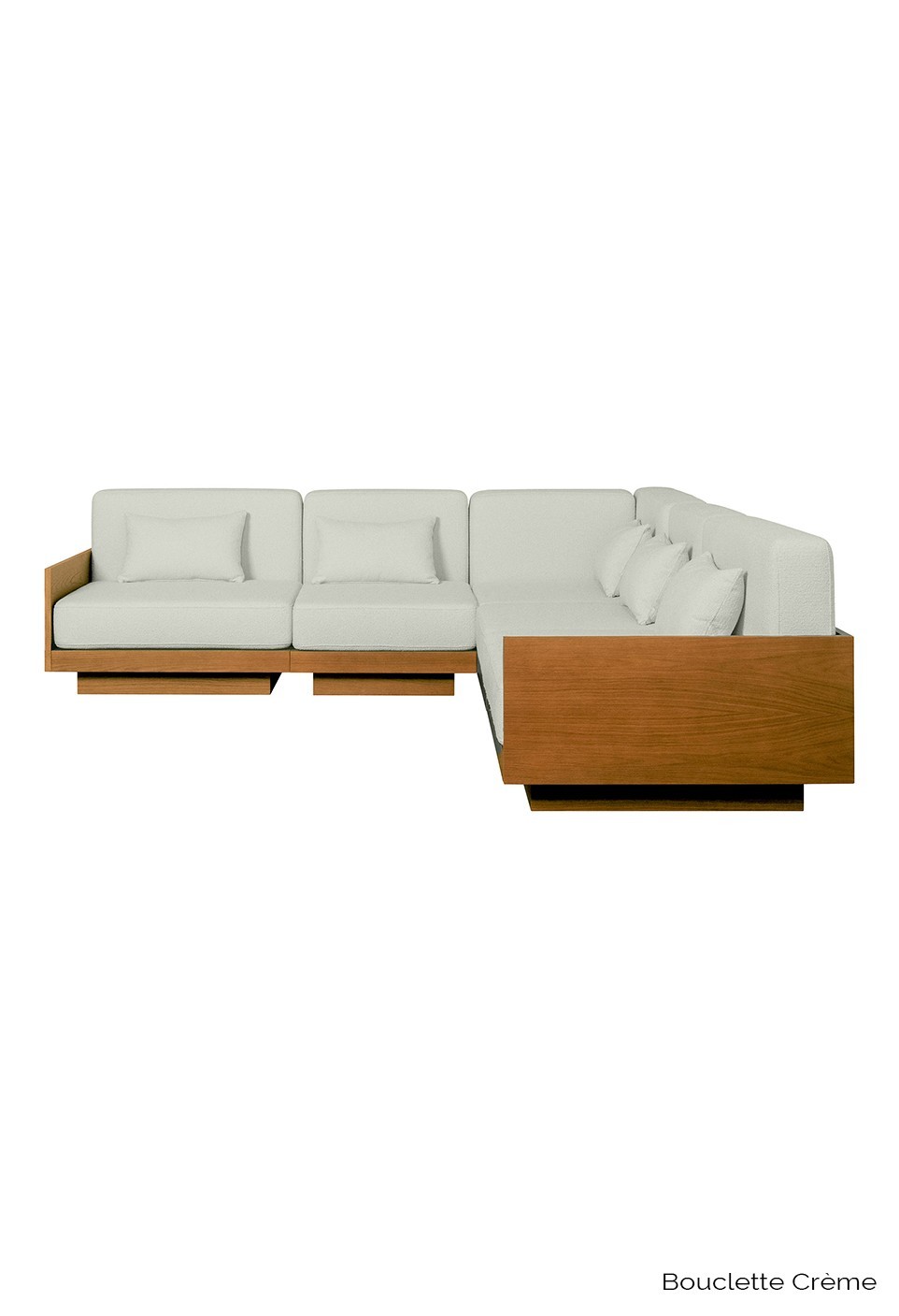 GEORGES THE CORNER SOFA 5 PLACES  IROKO