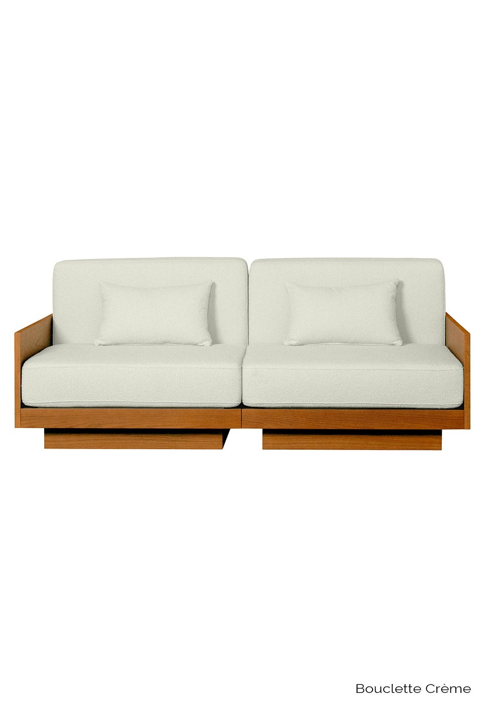 GEORGES THE ELEGANT SOFA 2 PLACES  IROKO