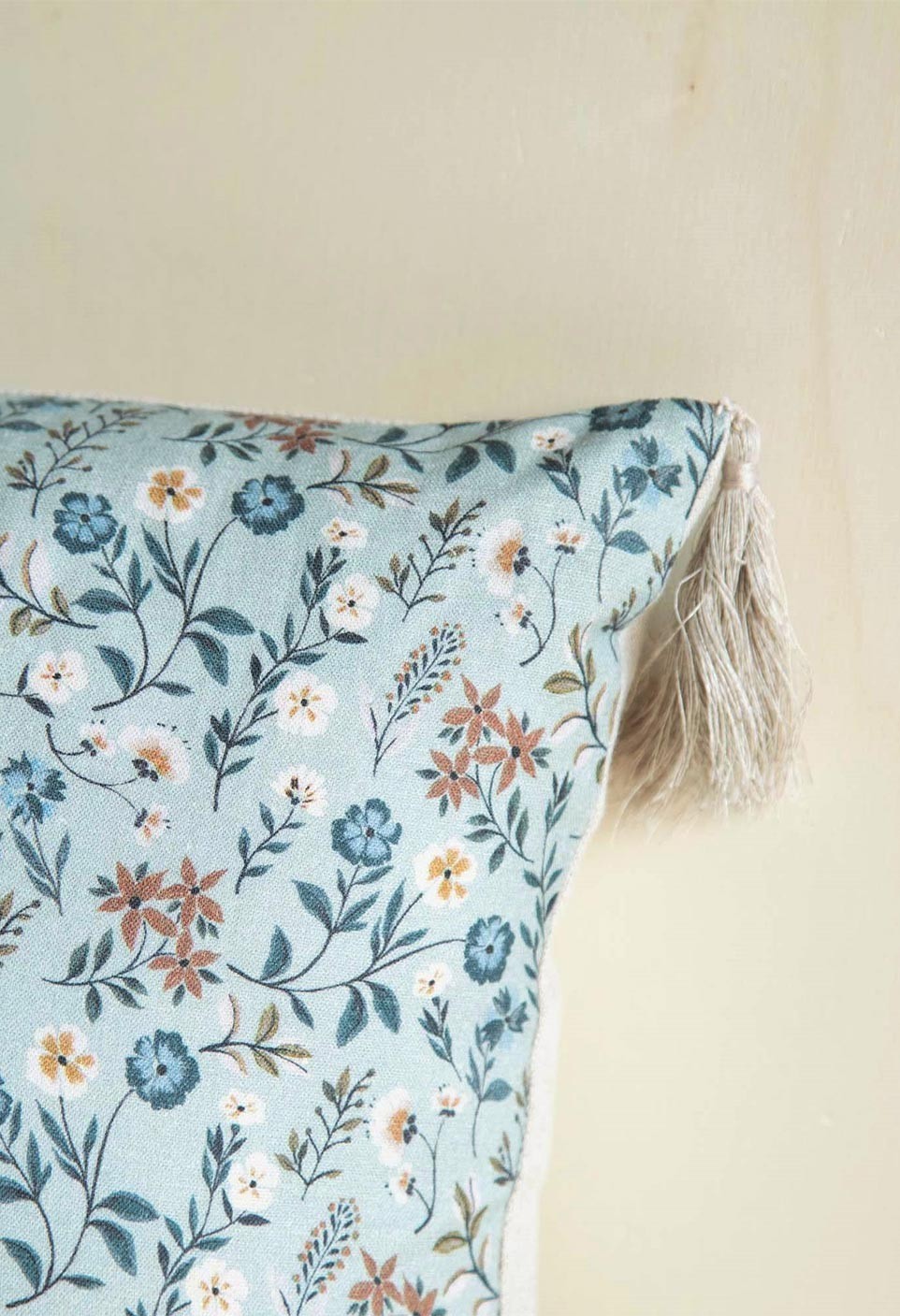 Bahia cushion Iris Ciel blue | Home | Gabrielle Paris | cotton linen