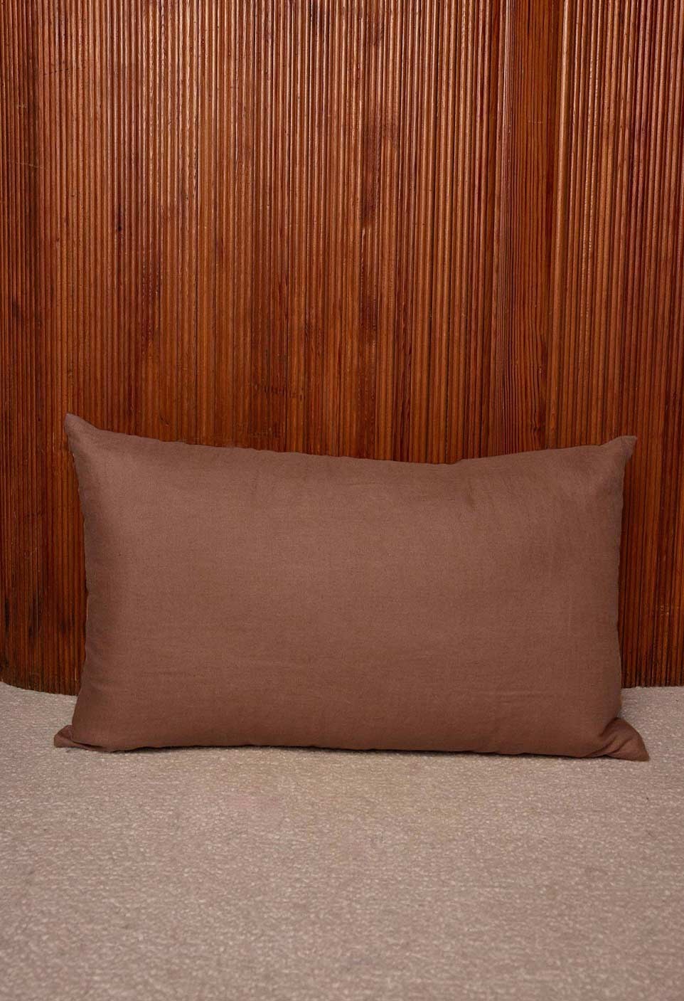 Sao Paulo Washed Linen Cushion Moka | Quality Linens