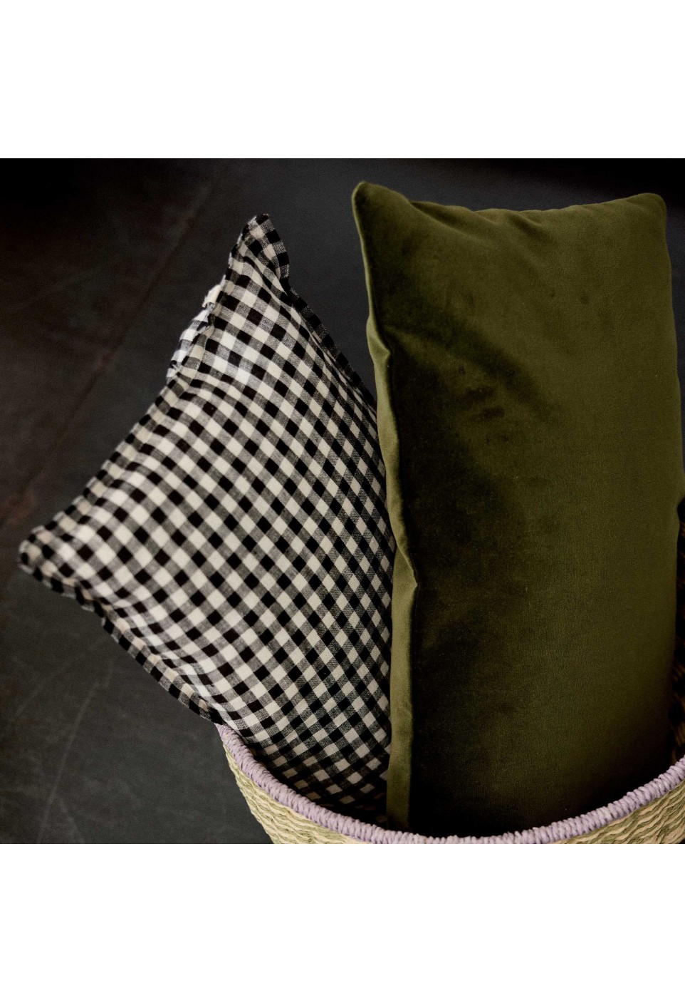 Our Argentina Khaki cushion, to match our Salvador and Antigua.