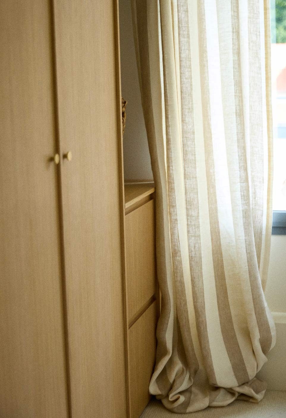 WASHED LINEN CURTAIN  BASTIDE NATUREL