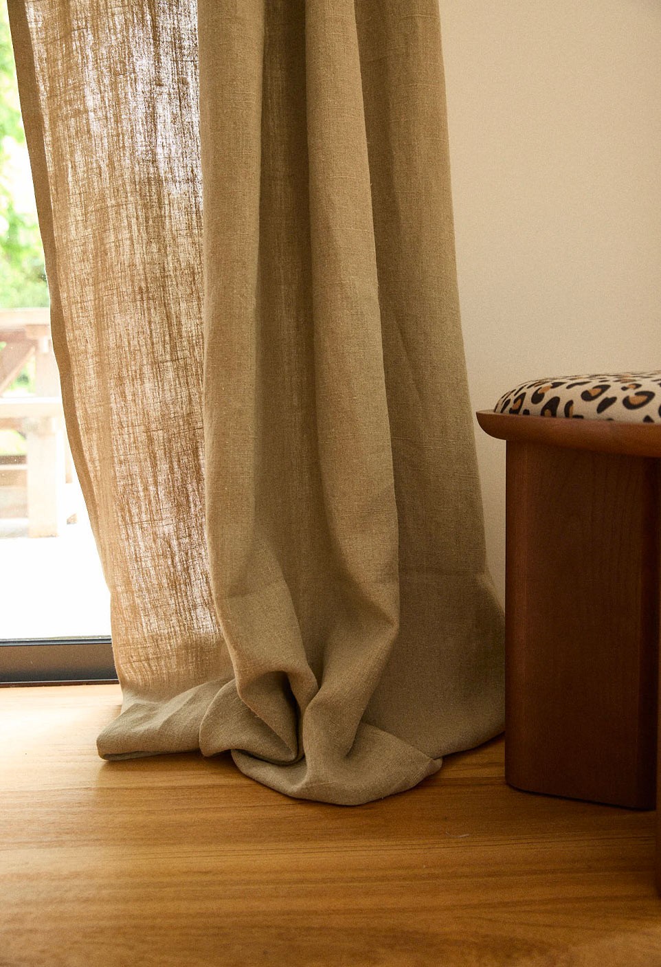 THICK LINEN CURTAIN  NATUREL