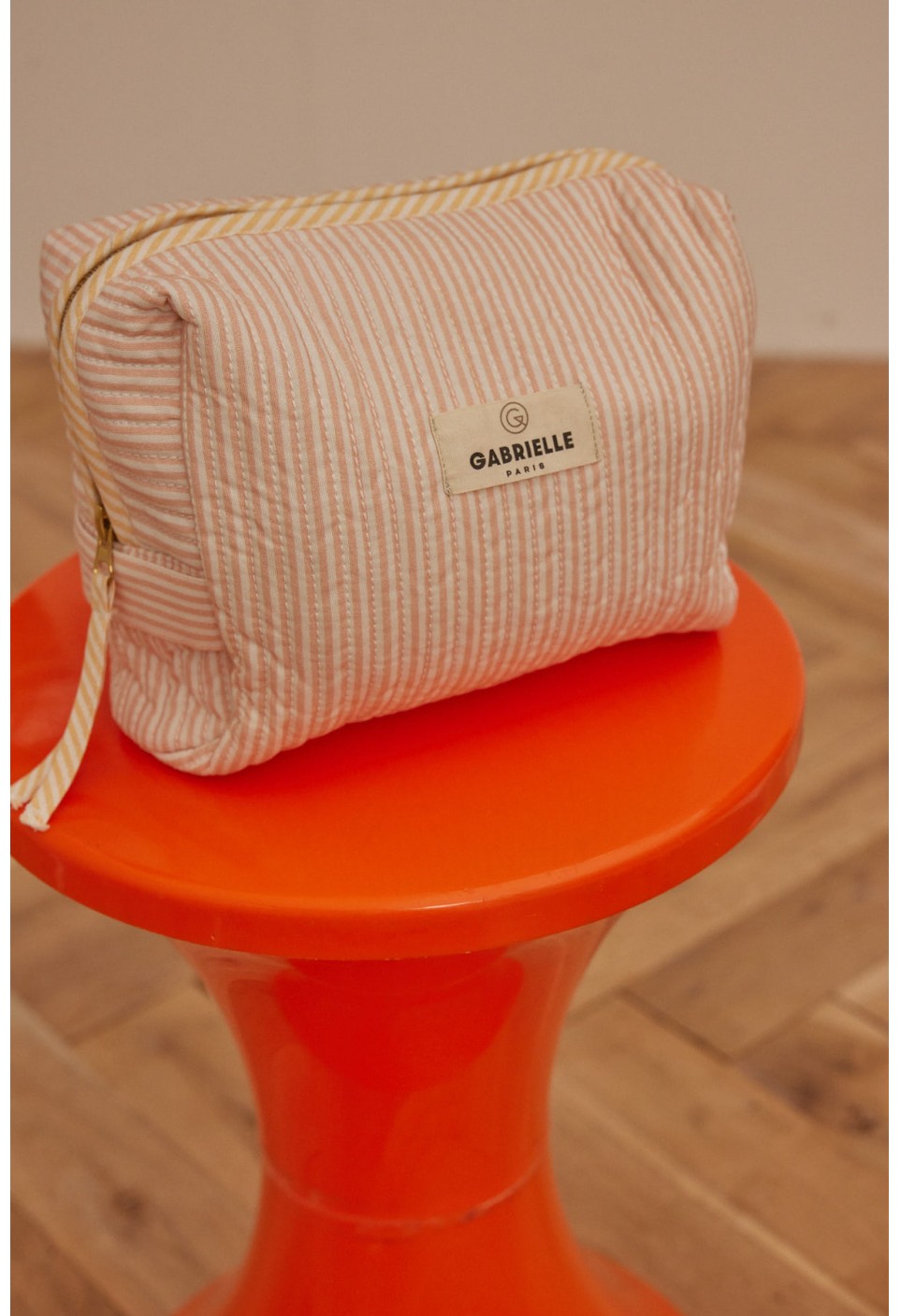 TOILET BAG  PINK & LEMON