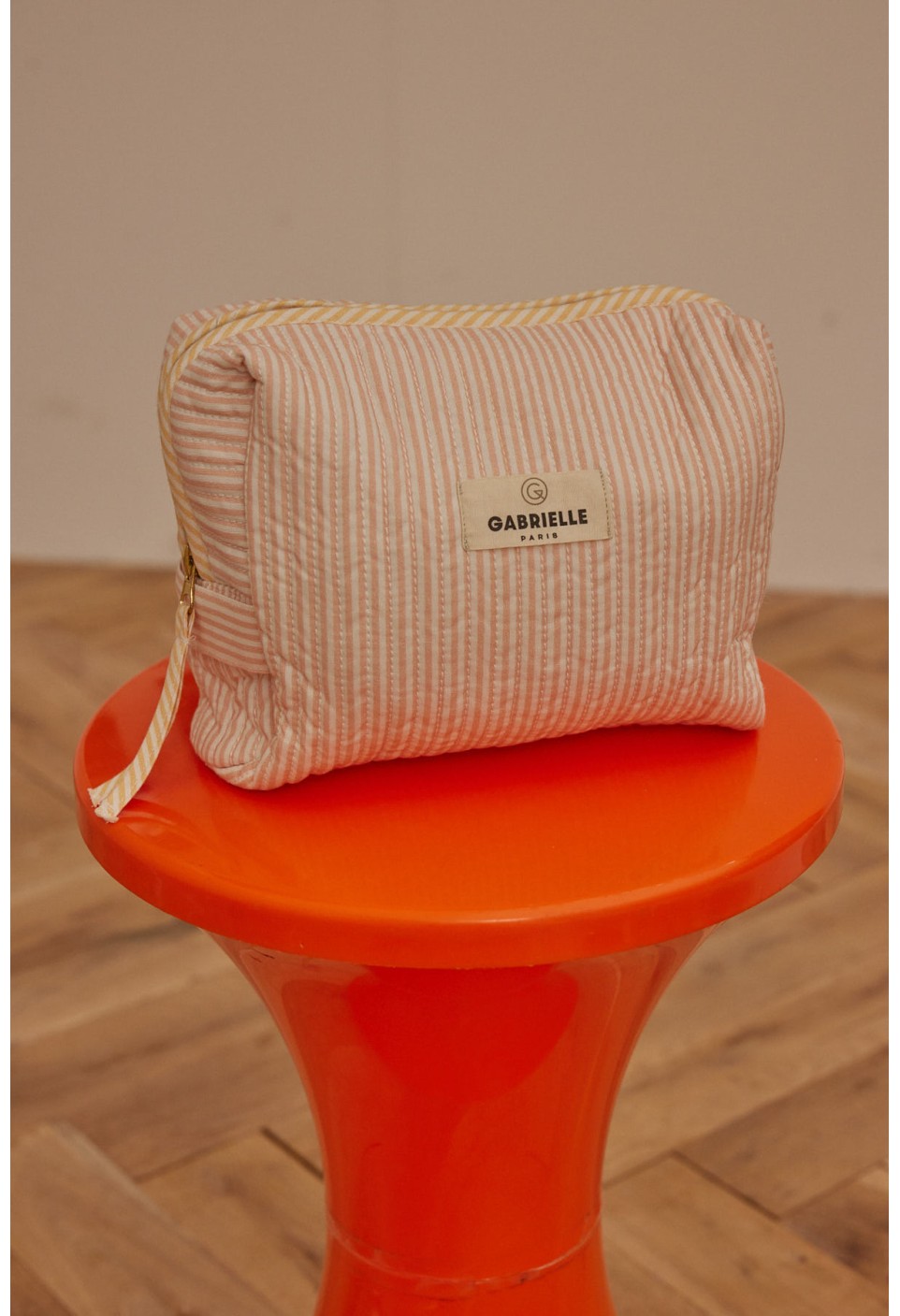 TOILET BAG  PINK & LEMON