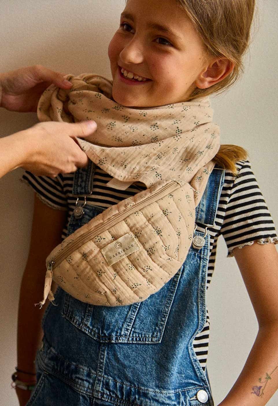 KIDS WAIST BAG  ETINCELLE ARGILE