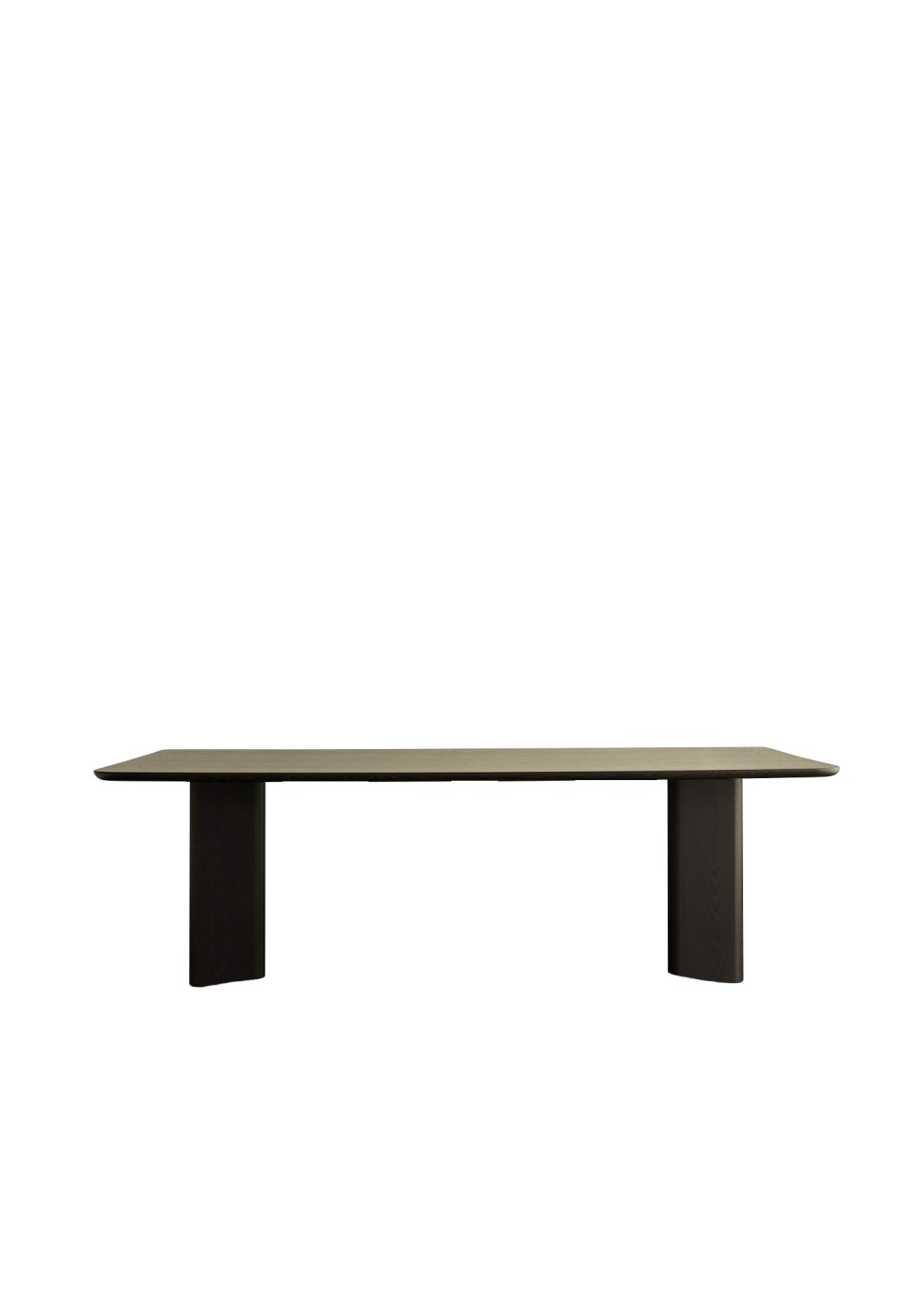 VICTOIRE RECTANGULAR DINING TABLE  BLACK LAZURATED WOOD