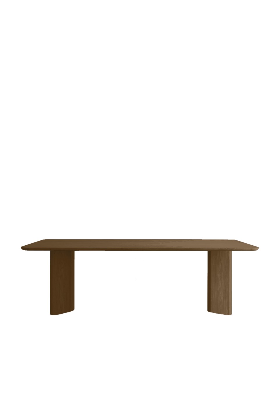 VICTOIRE RECTANGULAR DINING TABLE  WALNUT FINISH WOOD