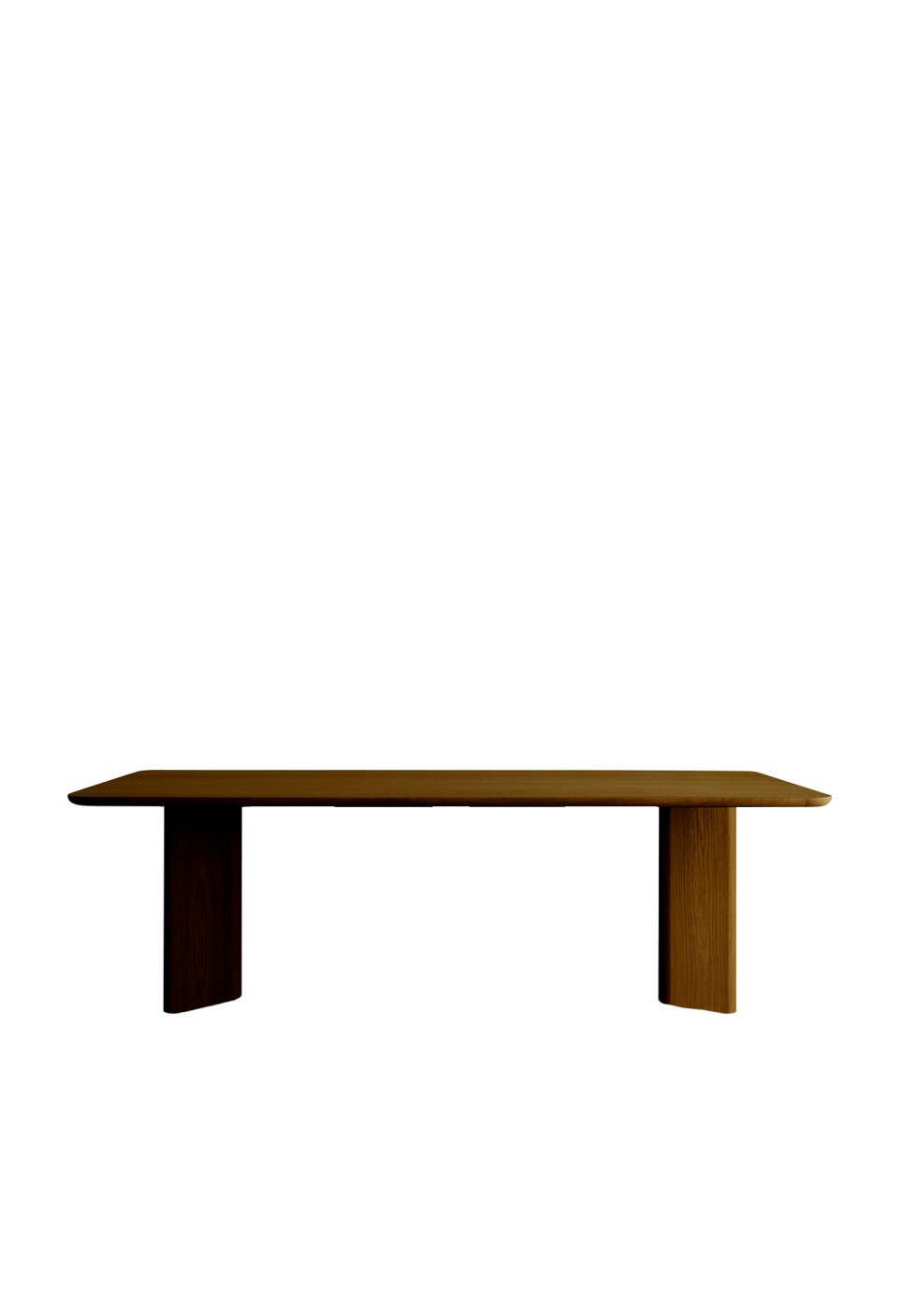 VICTOIRE RECTANGULAR DINING TABLE  TEAK FINISH