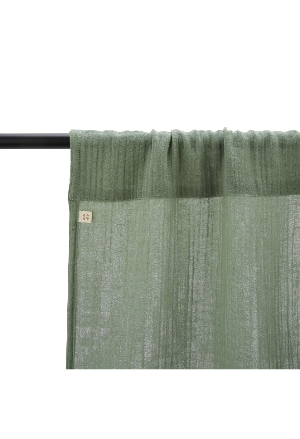 COTTON GAUZE CURTAIN  EUCALYPTUS_MARKETPLACE