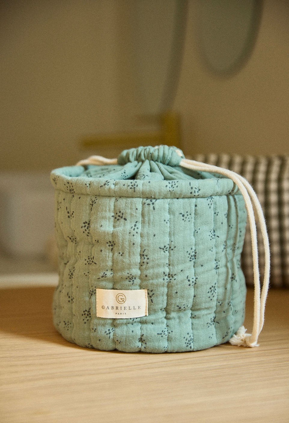 LITTLE STORAGE POUCH  ETINCELLE EUCALYPTUS