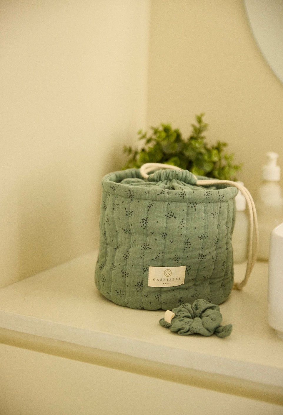 LITTLE STORAGE POUCH  ETINCELLE EUCALYPTUS