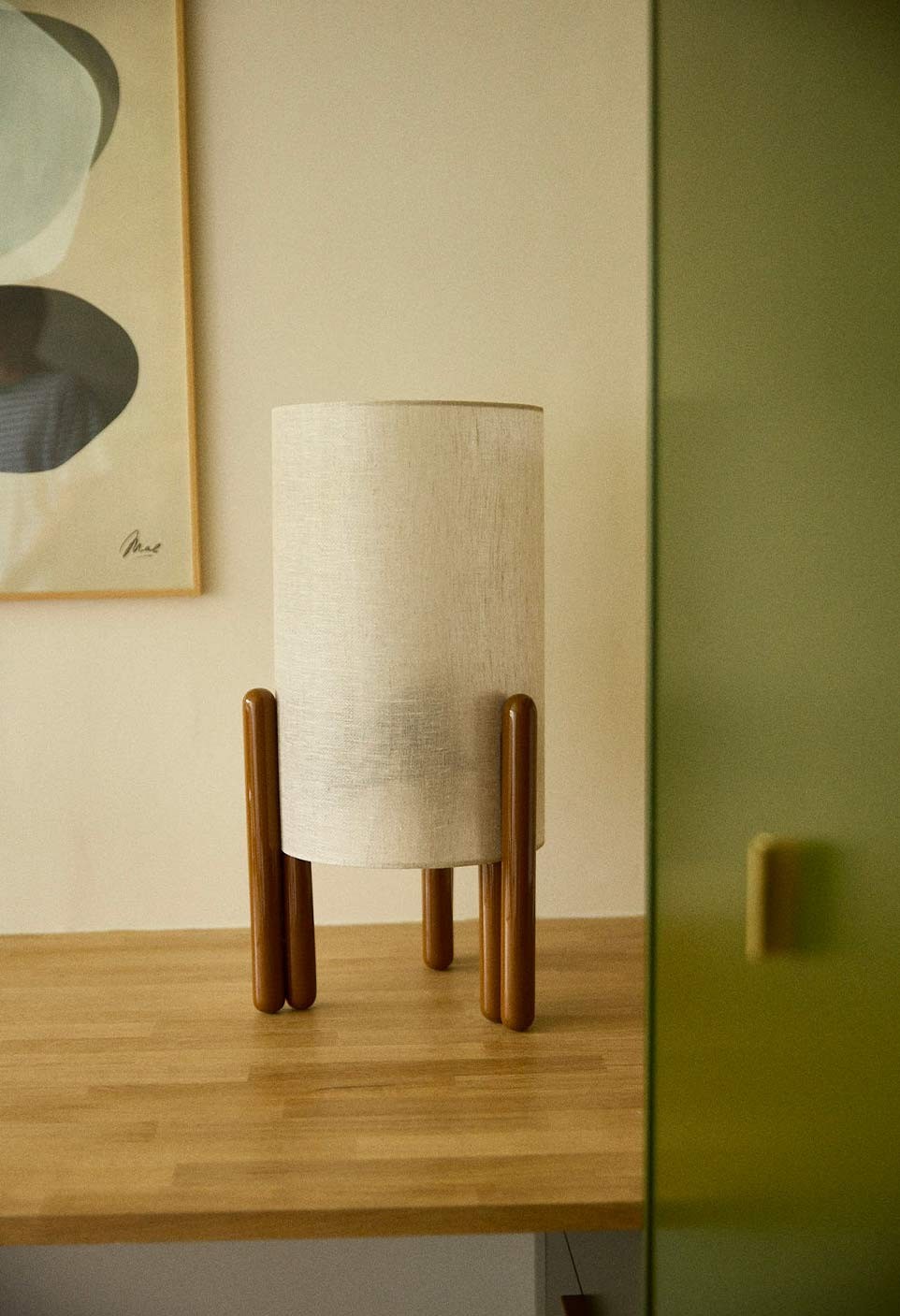 COLETTE LAMP  LACQUERED WOOD SIZE M