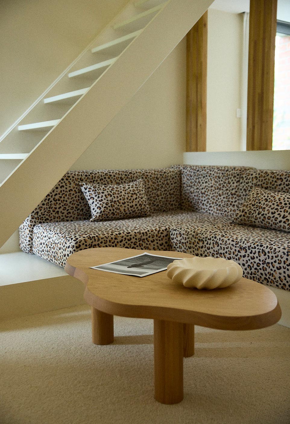 JEANNE THE COFFEE TABLE  NATURAL OAK FINISH