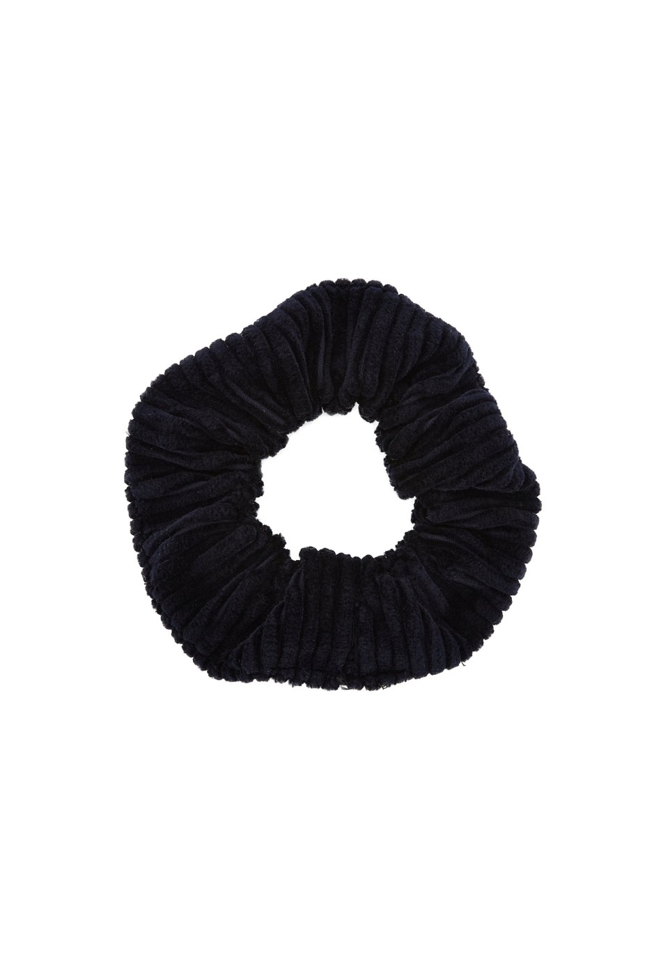 SCRUNCHIE  VELVET BLEU MARINE_MARKETPLACE