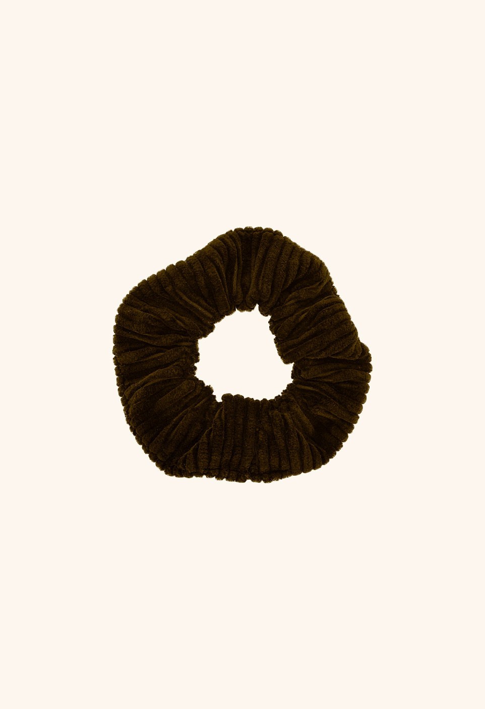 SCRUNCHIE  VELVET OLIVE