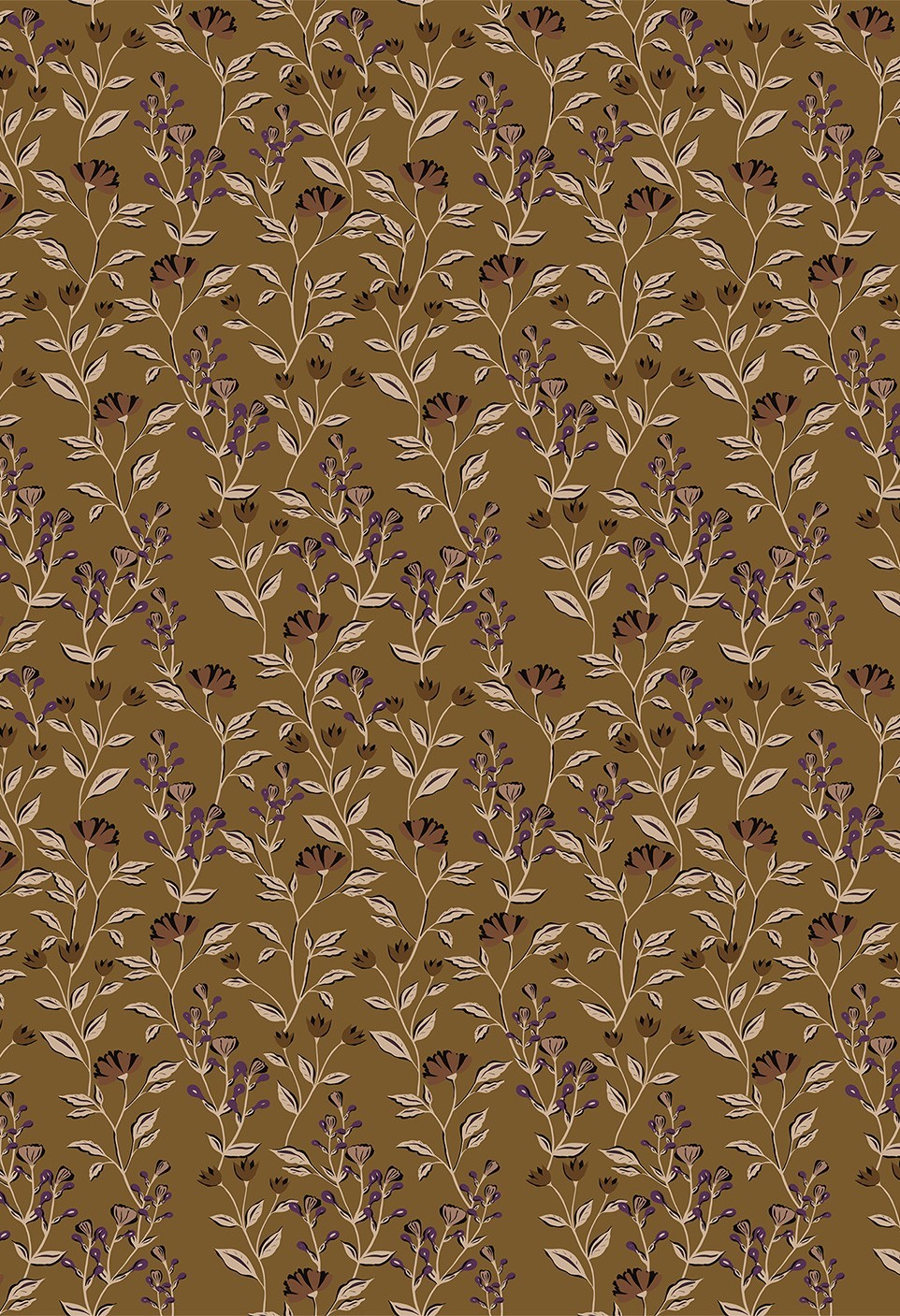 WALLPAPER BOHÈME  OCRE