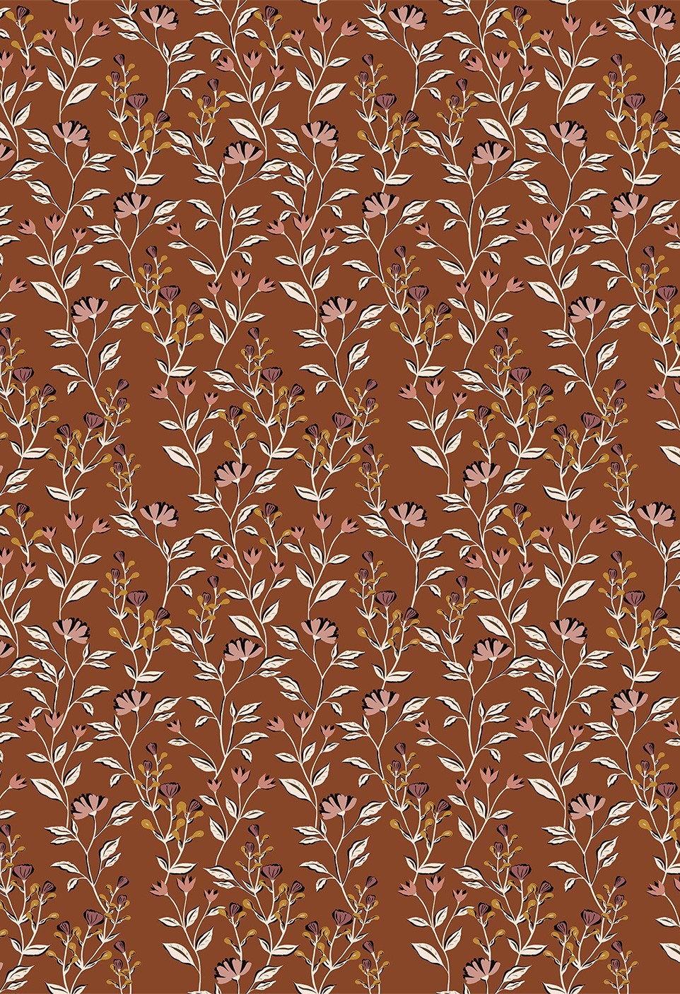 WALLPAPER BOHÈME  NOISETTE