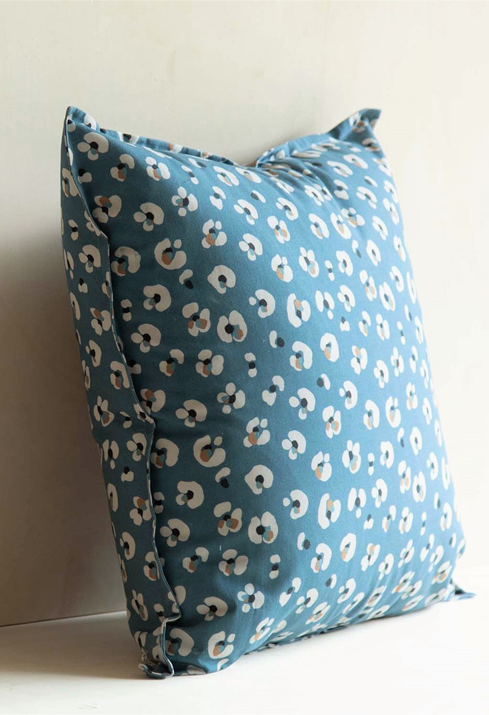 Havana Leo Céleste blue cushion | Home | Gabrielle Paris | Cotton