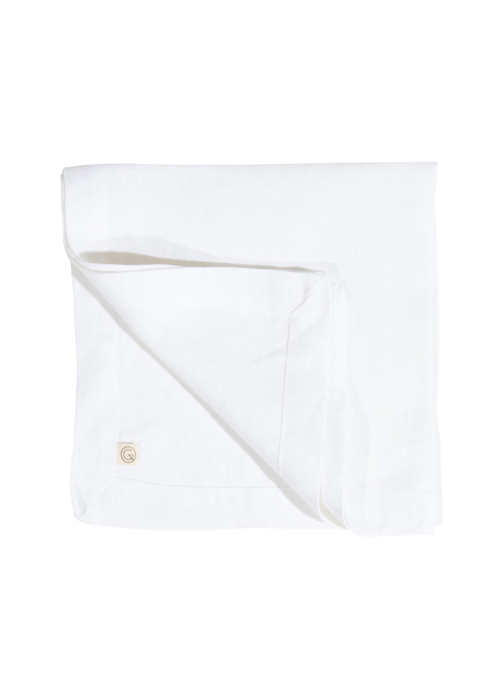 washed linen napkin white snow | Gabrielle Paris