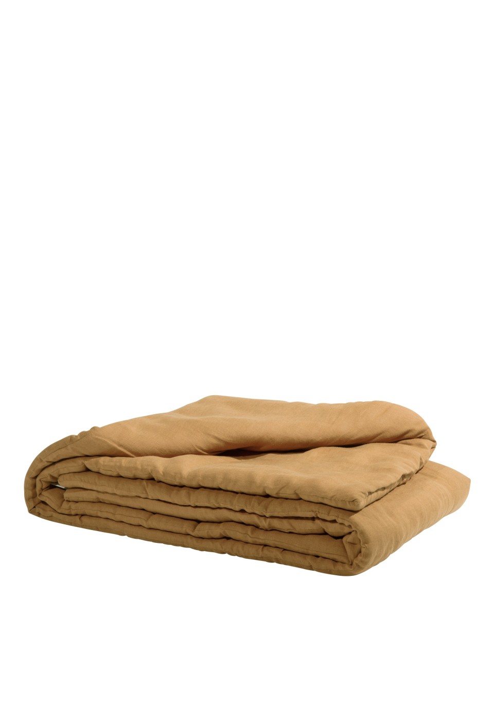 washed linen mattress tabac